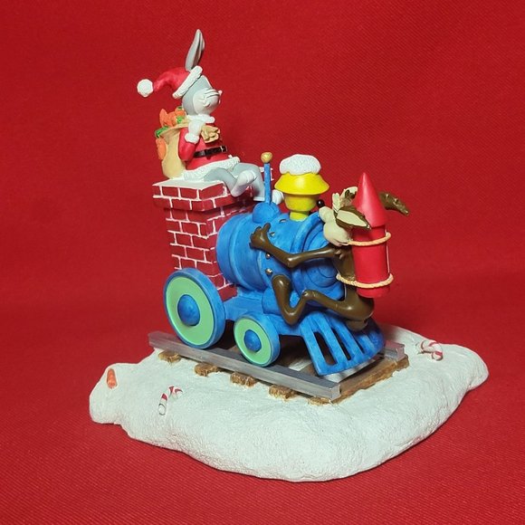 VTG Looney Tunes Christmas Express Train Bugs Bunny Wily E Coyote Road Runner - Picture 13 of 15